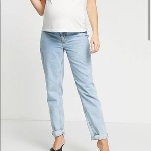 Maternity under the belly straight leg jeans